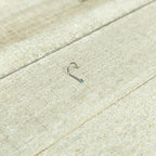 20G Stainless Steel Light Blue Gem Micro Nose Ring Twister