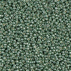 Miyuki 15-4215   15/0 Duracoat Galvanized Seafoam Green Seed Beads - 1, 2 or 5 gm