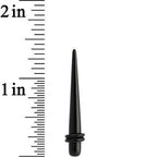 2G Black UV Acrylic Straight Taper Set