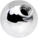 Solid 14k White Gold Replacement Ball 4.5mm - 14G