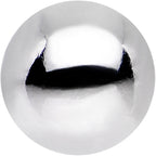 Solid 14k White Gold Replacement Ball 4.5mm - 14G