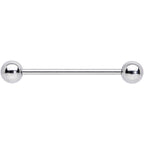 14G STEEL BARBELL Ring 1 inch 6mm