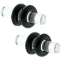 8G Clear Acrylic Plug Set of 2