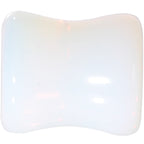 00G Natural Opalite Stone Saddle Plug Set