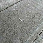 Sterling Silver 1.2mm Aurora Nose Bone Created with Crystals