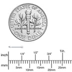 Sterling Silver 1.3mm Ball  Nose Bone