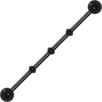 Ball Black Anodized Titanium Industrial Project Bar 38mm