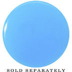 18mm Blue Neon Glitter Saddle Plug