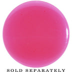 20mm Pink Neon Glitter Saddle Plug