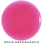 24mm Pink Neon Glitter Saddle Plug