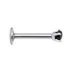 16G Black 2mm Gem Internally Threaded Labret Monroe Tragus