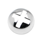 Surgical Steel 6mm Dermal Anchor Screw Top