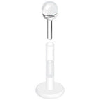 Semi-Precious Crystal Bioplast Push-In Labret Monroe