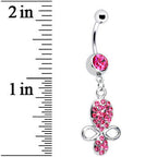 Pink Gem Benevolent Jeweled Belly Ring