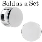 5/8 Stainless Steel Herb Stash and Grinder Plug Set