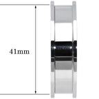 41mm Stainless Steel Herb Stash and Grinder Plug Set