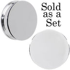 41mm Stainless Steel Herb Stash and Grinder Plug Set