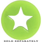 1/2 Green Star Silicone Flexible Tunnel