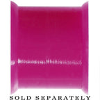 1/2 Purple Heart Silicone Flexible Tunnel