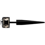 Acrylic Clear Gem Yin Yang Fake Taper Ear Plug