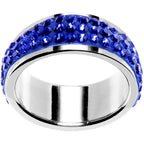 Size 6 - Blue Crystal Ferido Ring