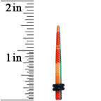 8G Acrylic Plaid Taper Ear Plug