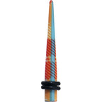 4G Acrylic Plaid Taper Ear Plug