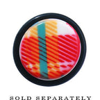 5/8 Acrylic Plaid Taper Ear Plug