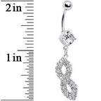 Crystalline Gem Masquerade Mask Belly Ring