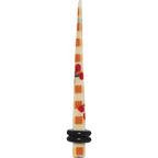 6G Plaid Cherry Acrylic Taper