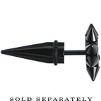 0G Scorpion Spiked Logo Fake Taper Ear Plug