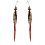 Natural Beauty Feather Earrings