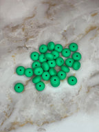 14MM ABACUS BEAD JUNGLE GREEN #30 (10ct)