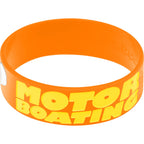 Orange Yellow I Love Motor Boating Breast Cancer Bracelet