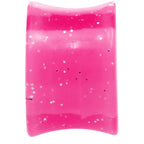 9/16 Pink Quotation Symbol Saddle Plug