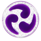 18mm Purple Quotation Symbol Saddle Plug