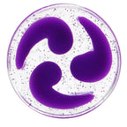 20mm Purple Quotation Symbol Saddle Plug