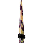 6G Green Snake Skin Acrylic Taper