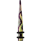 4G Green Snake Skin Acrylic Taper