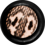 2G Blushing Snake Skin Acrylic Taper