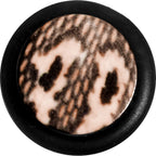 0G Blushing Snake Skin Acrylic Taper