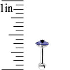 Tanzanite 5mm Gem Cartilage Tragus Earring