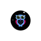 9/16 Acrylic Heart Owl Saddle Plug