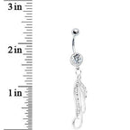 Clear Perfection Belly Ring