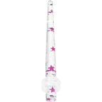 8G Clear Acrylic Glitter Purple Star Confetti Taper