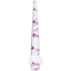 6G Clear Acrylic Glitter Purple Star Confetti Taper