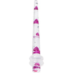 8G Clear Acrylic Glitter Purple Heart Confetti Taper