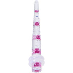 6G Clear Acrylic Glitter Purple Skull Confetti Taper