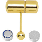 Gold Titanium LIX Vibrator Tongue Ring