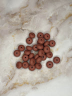 14MM ABACUS BEAD REDWOOD #79 (10ct)